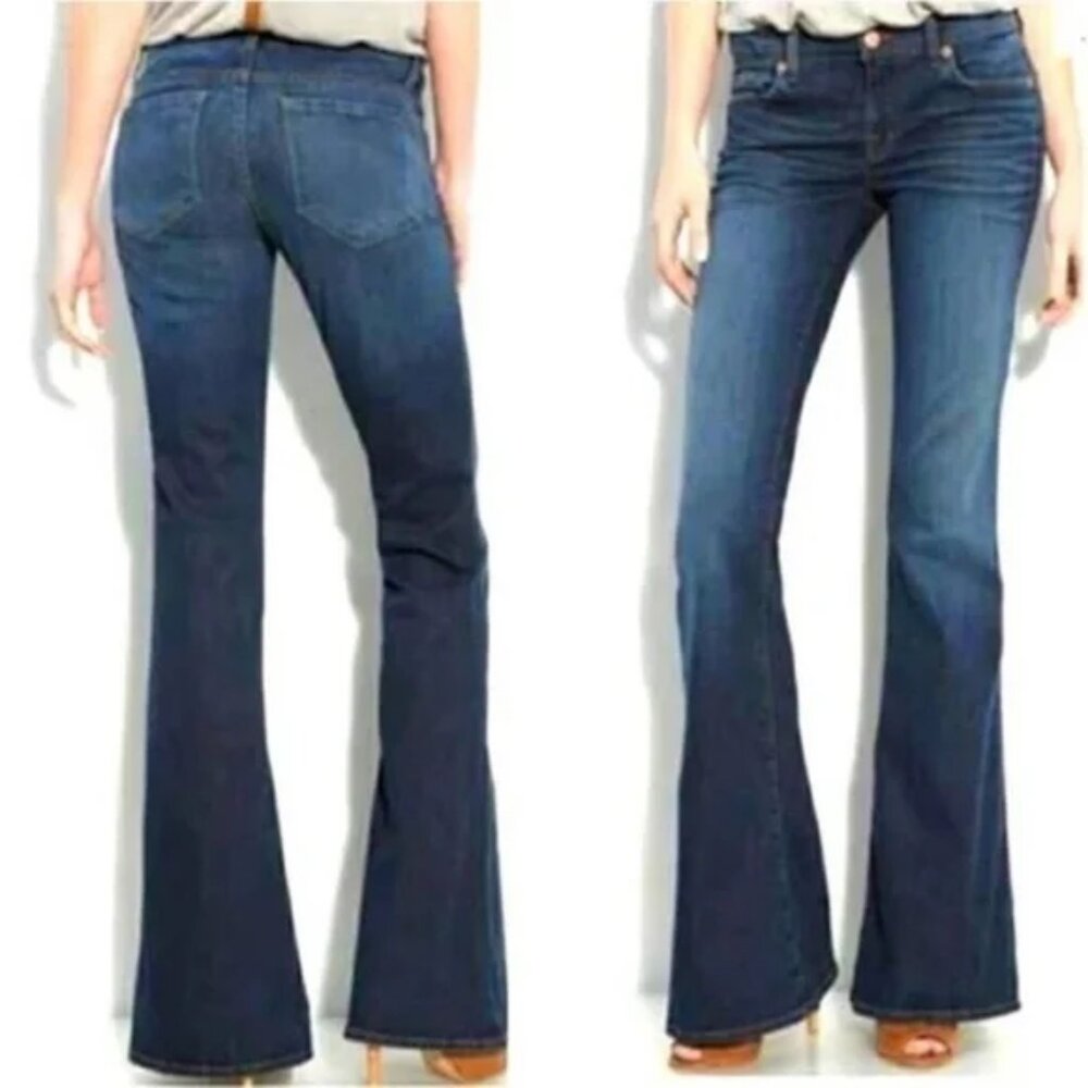 J Brand Dark Blue Flare Jeans